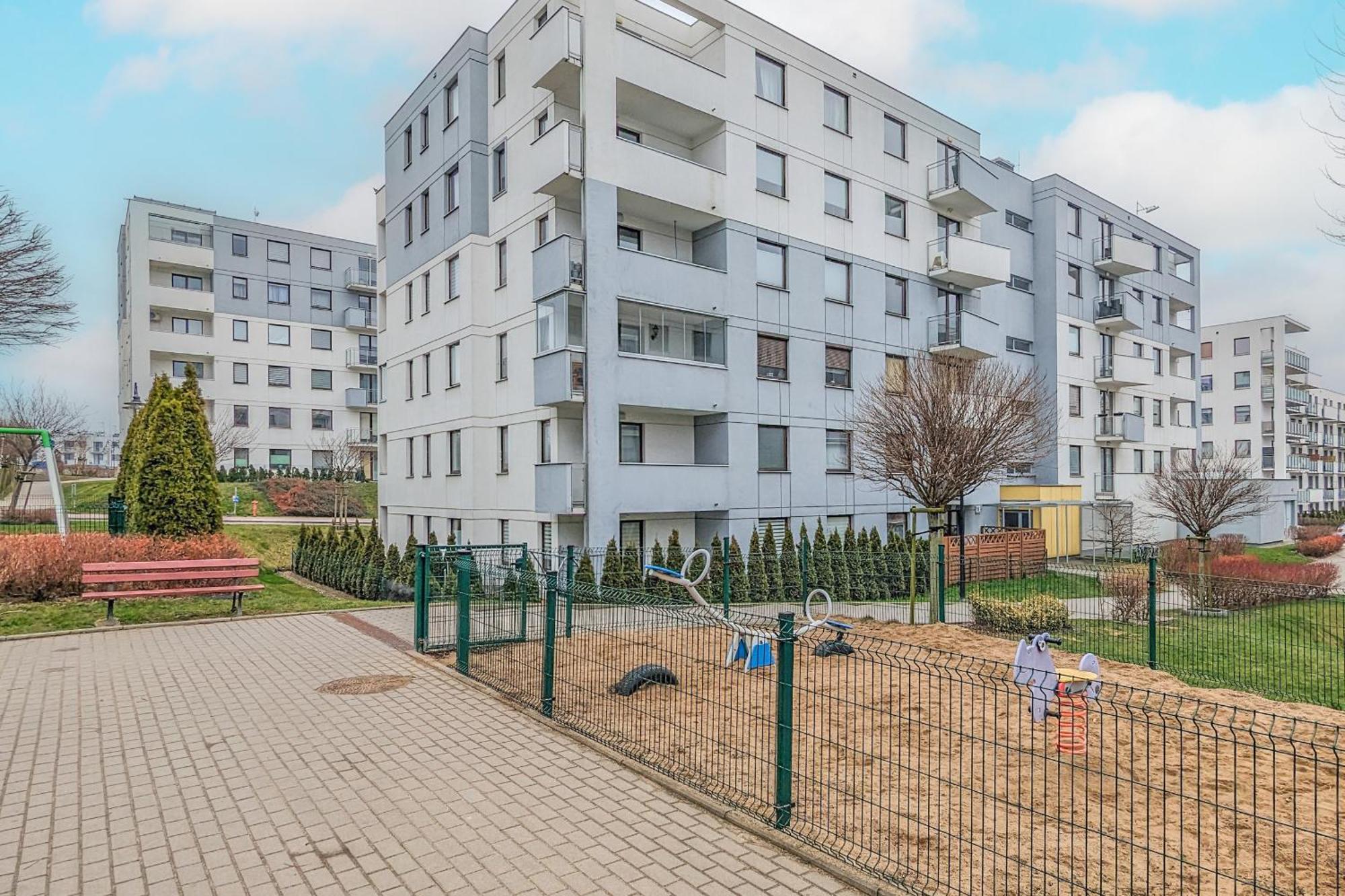 Pastel Lawendowe Wzgorze Studio With Balcony And Parking By Noclegi Renters グダニスク エクステリア 写真
